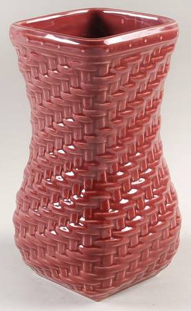 Woven Traditions Paprika 8" Vase