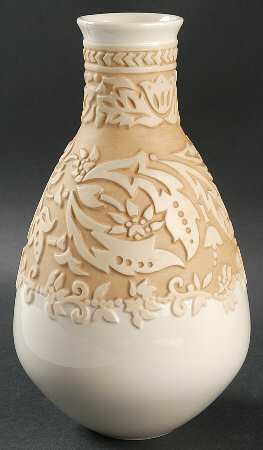Burnished Amber 9" Vase