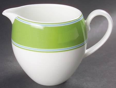 Cays Stripe Green Creamer