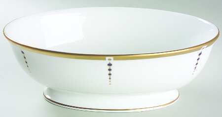 Sapphire Sophisticate 9" Oval Vegetable Bowl