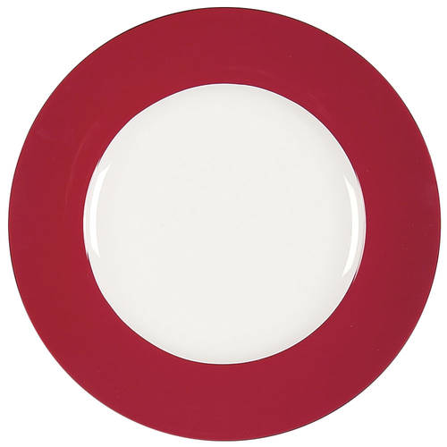 Rutherford Circle Red Accent Luncheon Plate by Lenox