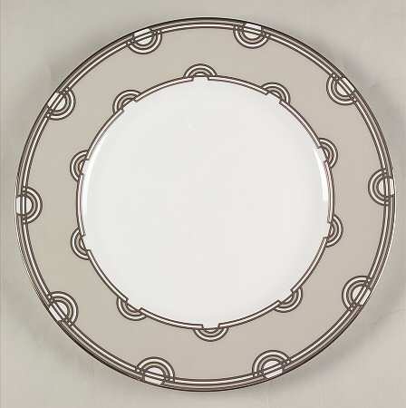 Corona Grove Platinum Dinner Plate