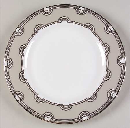 Corona Grove Platinum Salad Plate