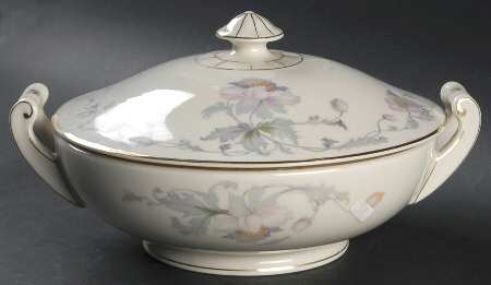 Pastelle (Cream Background) Round Covered Vegetable by Lexington