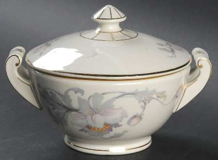 Pastelle (Cream Background) Sugar Bowl & Lid by Lexington
