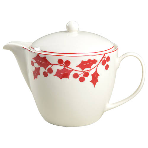 Holly Silhouette Teapot & Lid by Lenox