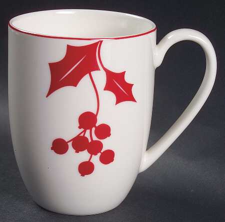 Holly Silhouette Mug by Lenox