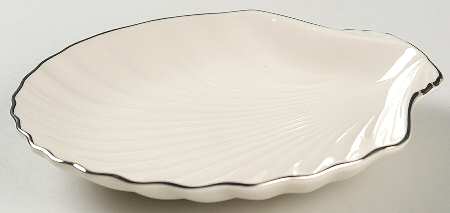 Sea, Sand and Sky Ivory Tidbit Plate