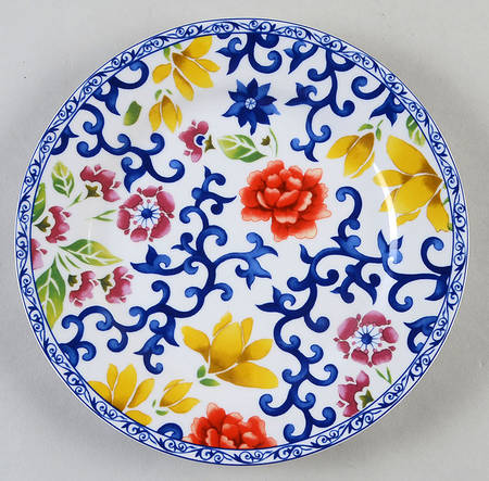 Mandarin Blue Luncheon Plate
