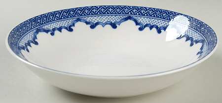 Mandarin Blue Coupe Soup Bowl