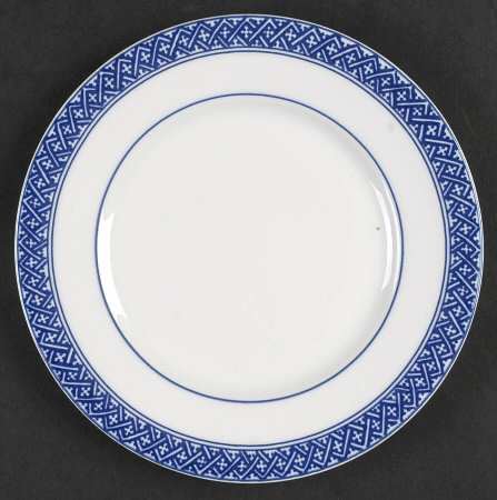 Mandarin Blue Bread & Butter Plate