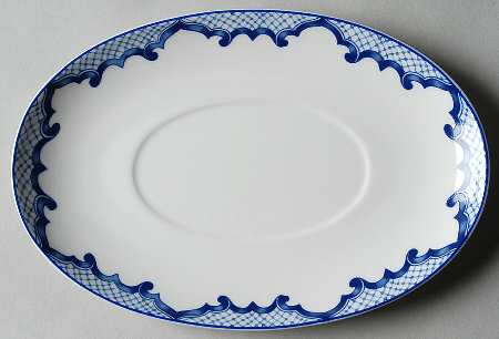 Mandarin Blue Underplate for Gravy Boat