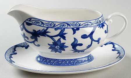 Mandarin Blue Gravy Boat & Underplate