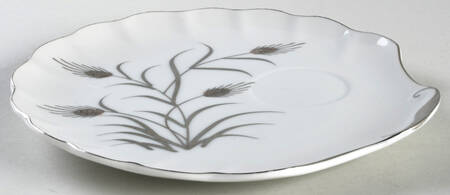 224 (Platinum Wheat & Trim) Snack Plate