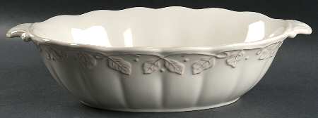 Vintage Vine Cream 14" Oval Vegetable Bowl