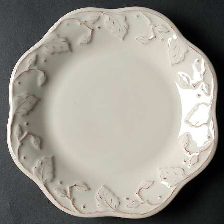 Vintage Vine Cream Luncheon Plate