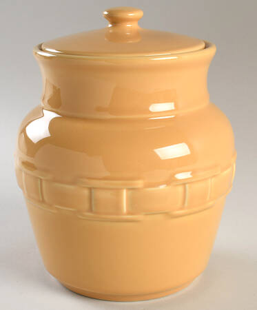 Woven Traditions Butternut Large Canister & Lid