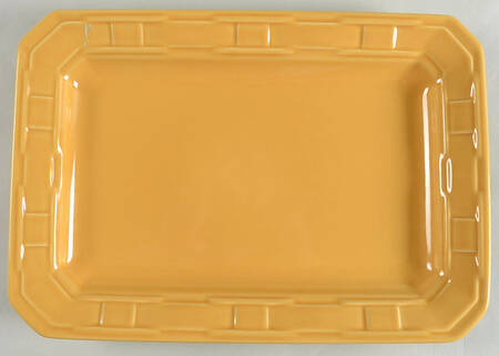 Woven Traditions Butternut 13" Rectangular Serving Platter