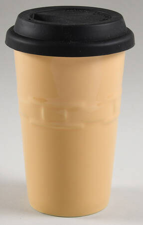 Woven Traditions Butternut Travel Tumbler & Silicone/Plastic Lid