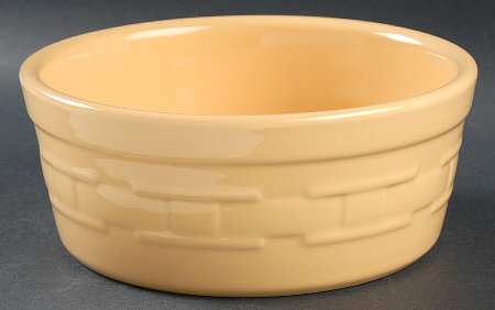 Woven Traditions Butternut Pet Bowl