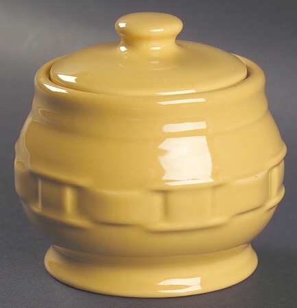 Woven Traditions Butternut Sugar Bowl & Lid