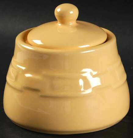 Woven Traditions Butternut Sugar Bowl & Lid