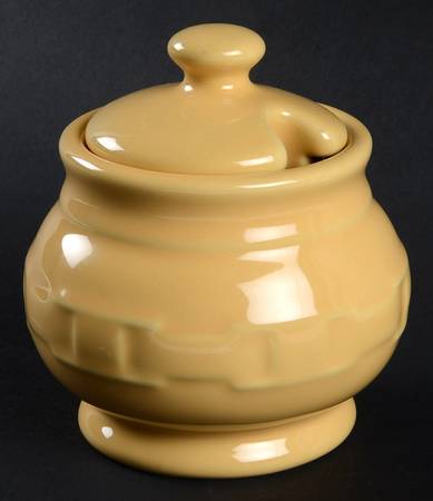 Woven Traditions Butternut Sugar Bowl & Lid