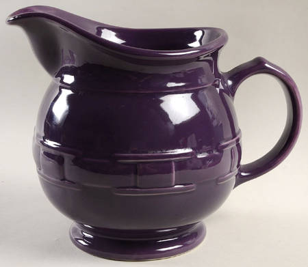 Woven Traditions Eggplant 92 Oz Pitcher
