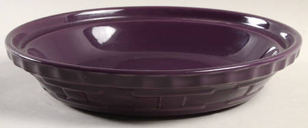 Woven Traditions Eggplant 10" Pie Baking Plate