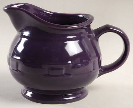 Woven Traditions Eggplant Gravy/Sauce Pitcher