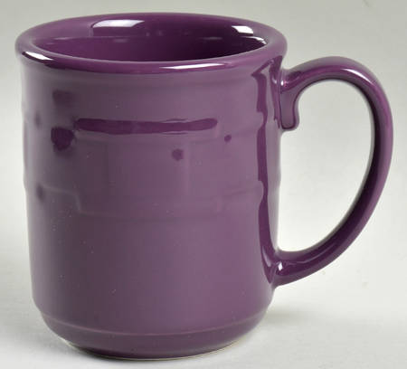 Woven Traditions Eggplant Mug