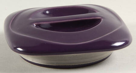 Woven Traditions Eggplant Lid for Large Square Canister