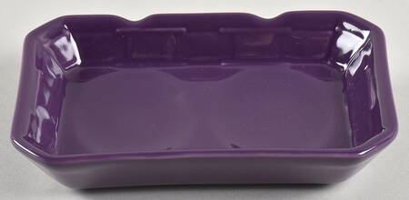 Woven Traditions Eggplant Double Spoon Rest/Holder