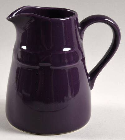 Woven Traditions Eggplant Creamer
