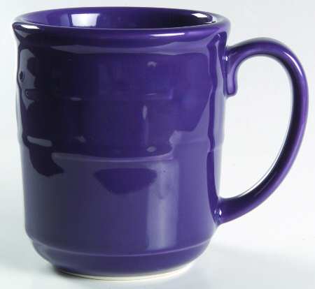 Woven Traditions Eggplant Mug
