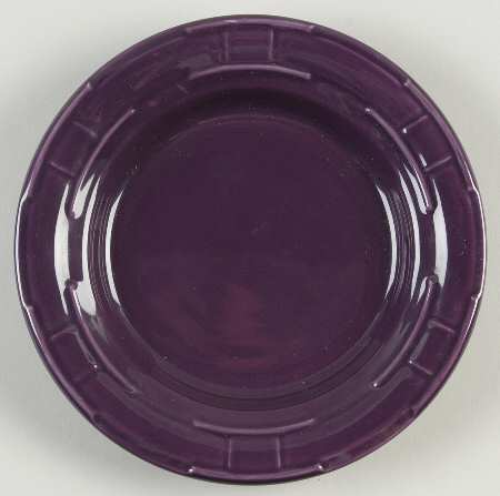 Woven Traditions Eggplant Bread & Butter Plate