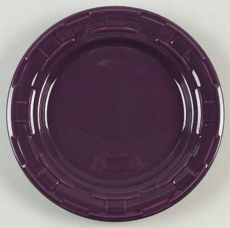 Woven Traditions Eggplant Luncheon Plate