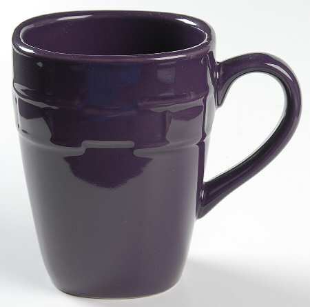 Woven Traditions Eggplant Mug