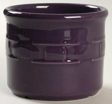 Woven Traditions Eggplant 1 Pint Crock