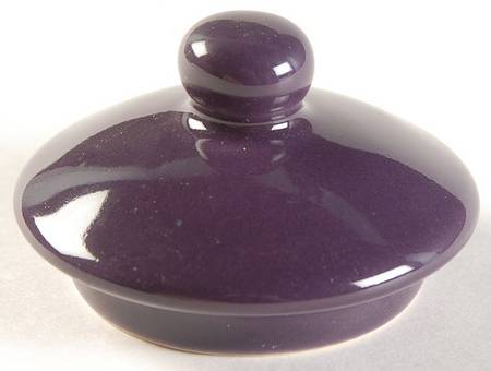 Woven Traditions Eggplant Lid for Sugar Bowl