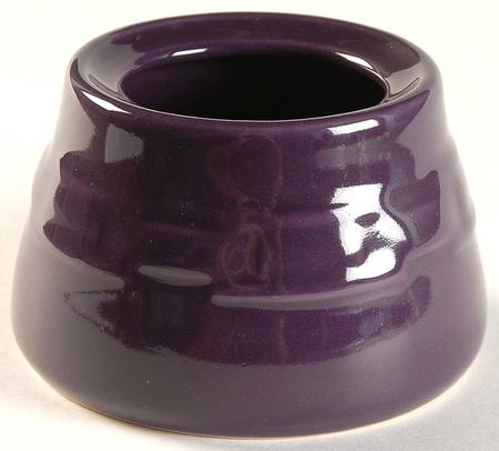 Woven Traditions Eggplant Sugar Bowl No Lid
