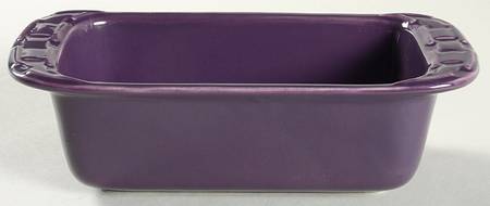 Woven Traditions Eggplant Mini Loaf Pan