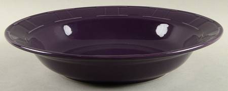 Woven Traditions Eggplant 12" Pasta Serving Bowl