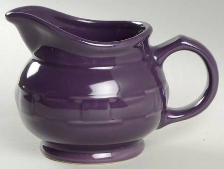 Woven Traditions Eggplant Creamer