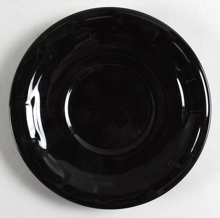 Woven Traditions Ebony Saucer for Cappuccino Cup