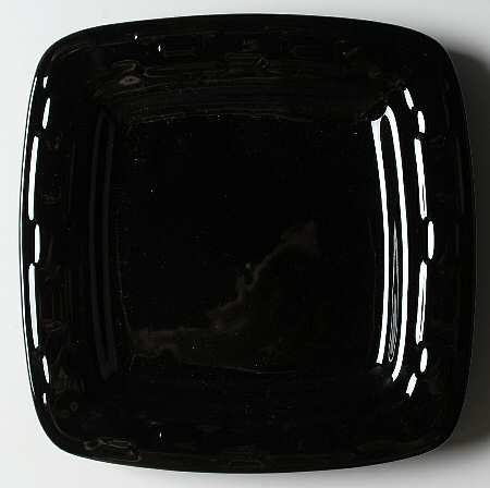 Woven Traditions Ebony Square Luncheon Plate