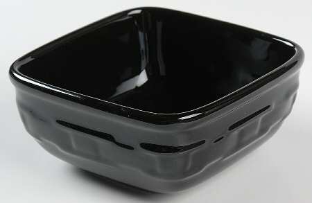Woven Traditions Ebony Square Cereal Bowl