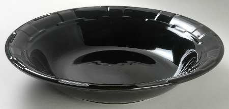 Woven Traditions Ebony 12" Pasta Serving Bowl