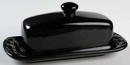 Woven Traditions Ebony 1/4 Lb Covered Butter