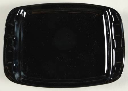 Woven Traditions Ebony Appetizer Plate